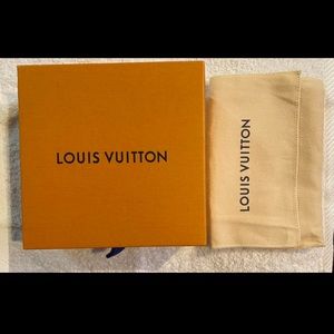 Louis Vuitton dust bag and box